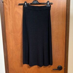 Joseph Black Knit Skirt size small NWT
